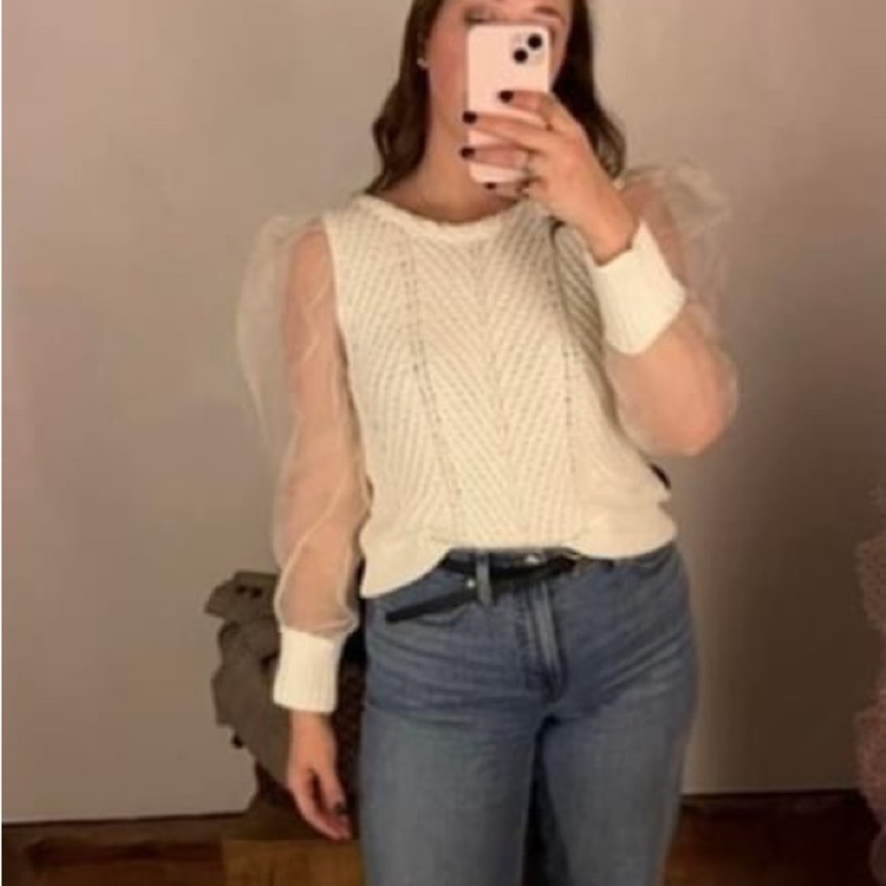 Anthropologie Maeve Twofer Sweater, size medium